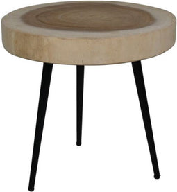 HSM Collection - Decoratief Krukje Hairpin Legs - Munggur/ Natural - ø40*51