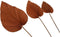 HSM Collection-Decoratief Palmblad S/4-120x43x1-Cognac/Naturel-Palmblad