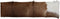 HSM Collection Decoratieve bank - geitenhuid/teak
