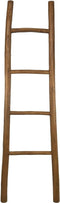 HSM Collection-Decoratieve Ladder -35-45x5x150-Bruin-Teak