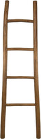 HSM Collection-Decoratieve Ladder -35-45x5x150-Bruin-Teak