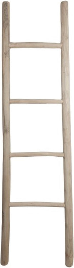 HSM Collection-Decoratieve Ladder -35-45x5x150-Naturel-Teak