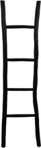 HSM Collection-Decoratieve Ladder -45x4x150-Zwart-Teak