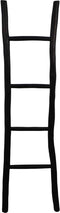 HSM Collection-Decoratieve Ladder -45x4x150-Zwart-Teak
