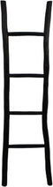 HSM Collection-Decoratieve Ladder -45x4x150-Zwart-Teak
