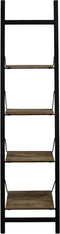 HSM Collection Decoratieve ladder - mangohout/ijzer - powdercoated black
