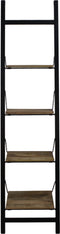 HSM Collection Decoratieve ladder - mangohout/ijzer - powdercoated black
