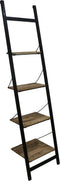 HSM Collection Decoratieve ladder - mangohout/ijzer - powdercoated black