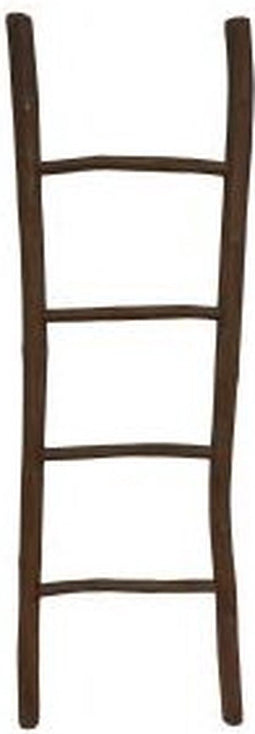 HSM Collection-Decoratieve Ladder Pank-50x6x150-Bruin-Teak