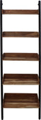 HSM Collection Decoratieve ladder - powdercoated black - acacia