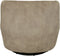 HSM Collection-Draaifauteuil Adore 01-80x77x71-Wit/Zwart-Stof/Metaal