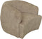 HSM Collection-Draaifauteuil Adore 01-80x77x71-Wit/Zwart-Stof/Metaal