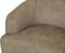 HSM Collection-Draaifauteuil Adore 01-80x77x71-Wit/Zwart-Stof/Metaal