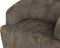 HSM Collection-Draaifauteuil Adore 180-80x77x71-Dolfijn Grijs/Zwart-Stof/Metaal