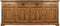 HSM Collection Dressoir 4-deurs - antiek - teak