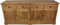 HSM Collection Dressoir 4-deurs - antiek - teak