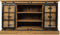 HSM Collection-Dressoir Blackburn 2 Deur 6 La-2-140x43x85-Naturel/Zwart-Teak/Metaal