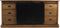HSM Collection-Dressoir Blackburn 2 Deur 6 La-220x50x85-Naturel/Zwart-Teak/Metaal