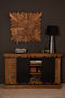 HSM Collection-Dressoir Blackburn 2 Deur 6 La-1-140x43x85-Naturel/Zwart-Teak/Metaal