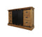 HSM Collection-Dressoir Blackburn 2 Deur 6 La-1-140x43x85-Naturel/Zwart-Teak/Metaal