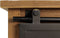 HSM Collection-Dressoir Blackburn 2 Deur 6 La-220x50x85-Naturel/Zwart-Teak/Metaal
