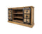 HSM Collection-Dressoir Blackburn 2 Deur 6 La-2-140x43x85-Naturel/Zwart-Teak/Metaal