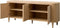 HSM Collection-Dressoir Dune 4 Deur-200x50x77,5-Naturel-Eiken