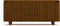 HSM Collection-Dressoir Tide 4 Deur 3 La-190x45x80-Bruin-Mango