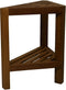 HSM Collection-Driehoekige Tuinbijzettafel-46x30x46.5-Naturel-Teak