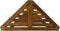 HSM Collection-Driehoekige Tuinbijzettafel-46x30x46.5-Naturel-Teak