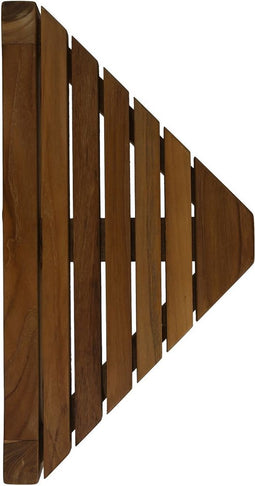 HSM Collection-Driehoekige Tuinbijzettafel S/2-38x20x32-Naturel-Teak