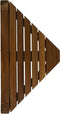 HSM Collection-Driehoekige Tuinbijzettafel S/2-38x20x32-Naturel-Teak