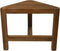 HSM Collection-Driehoekige Tuinbijzettafel S/2-38x20x32-Naturel-Teak