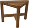 HSM Collection-Driehoekige Tuinbijzettafel S/2-38x20x32-Naturel-Teak