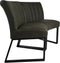 HSM Collection Eetkamerbank Texas Leder Groen