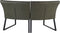 HSM Collection Eetkamerbank Texas Leder Groen