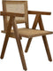 HSM Collection-Eetkamerstoel-56x52x83-Naturel-Rotan/Teak