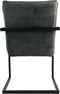 HSM Collection-Eetkamerstoel Boston S/2-56x68x89-Licht Groen/Zwart-Stof/Metaal