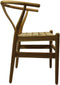 HSM Collection-Eetkamerstoel Delilah-50x41x78-Naturel-Teak/Bananenblad
