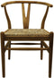 HSM Collection-Eetkamerstoel Delilah-50x41x78-Naturel-Teak/Bananenblad
