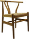 HSM Collection-Eetkamerstoel Delilah-50x41x78-Naturel-Teak/Bananenblad