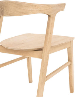HSM Collection-Eetkamerstoel Flow-53x59x73-Naturel-Teak