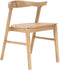 HSM Collection-Eetkamerstoel Flow-53x59x73-Naturel-Teak