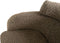 HSM Collection-Eetkamerstoel Luca S/2-57x60x81-Bruin/Zwart-Stof/Metaal