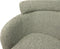 HSM Collection-Eetkamerstoel Luca S/2-57x60x81-Licht Grijs/Zwart-Stof/Metaal
