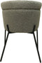 HSM Collection-Eetkamerstoel Luca S/2-57x60x81-Licht Grijs/Zwart-Stof/Metaal
