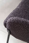 HSM Collection-Eetkamerstoel Luca S/2-57x60x81-Antraciet/Zwart-Stof/Metaal