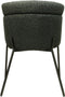 HSM Collection-Eetkamerstoel Luca S/2-57x60x81-Antraciet/Zwart-Stof/Metaal