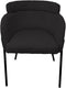 HSM Collection-Eetkamerstoel Luca S/2-57x60x81-Antraciet/Zwart-Stof/Metaal