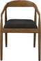 HSM Collection-Eetkamerstoel Modena + zitting-55x41x78-Naturel/Antraciet-Teak/Stof